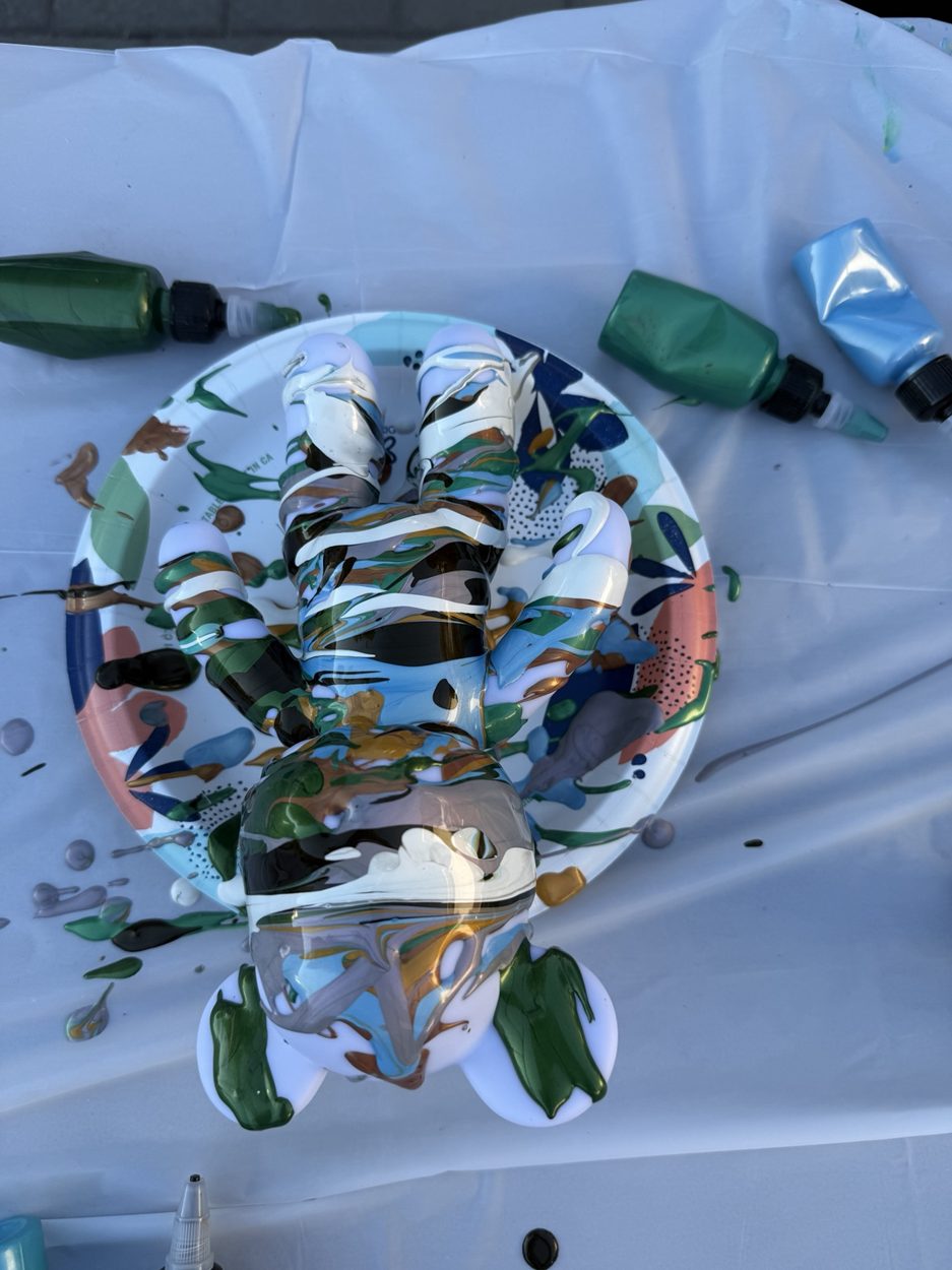 DIY drip paint party photo 2