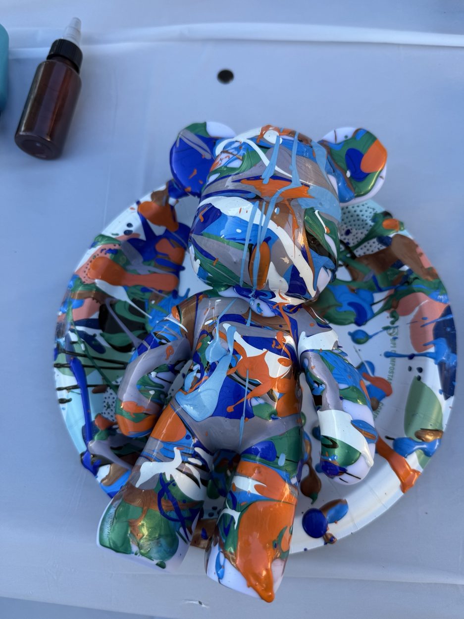 DIY drip paint party photo 4