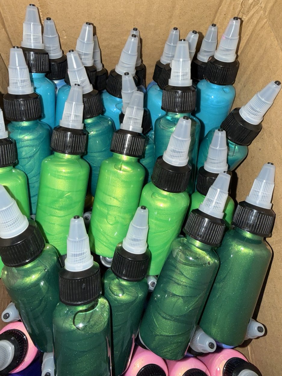DIY drip paint party photo 7